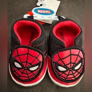 Spider Man Marvel Baby shoes Sz 1 NWOT
